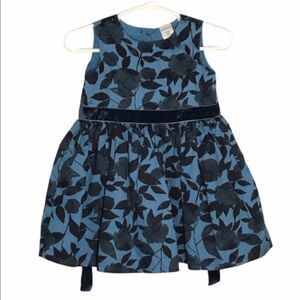 Kid’s Carter’s Blue Floral Dress